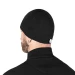 Тактична флісова шапка Camotec Beanie 3.0 Himatec 100 NPU з липучкою під кокарду, чорна