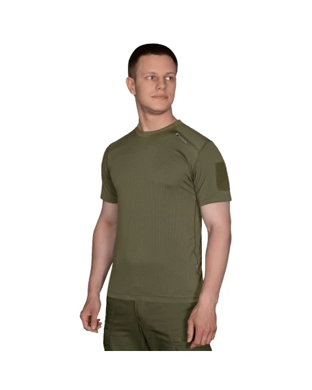 Тактична футболка Camotec Chiton Patrol Grid, олива