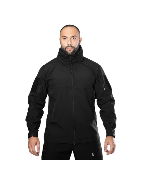 Тактична куртка софтшел Camotec Phantom System, чорна