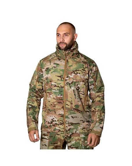 Тактична куртка софтшел Camotec Phantom System, мультикам