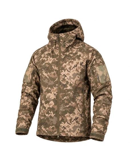 Тактична куртка софтшел Camotec Stalker SoftShell, піксель ММ-14