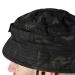 Тактична панама Camotec Combat 2.0 Twill з панеллю під шеврон, мультикам Black