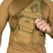 Тактична сумка-слінг з кобурою Camotec Gunner Sling 2.0, койот