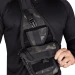 Тактична сумка-слінг з кобурою Camotec Gunner Sling 2.0, мультикам Black