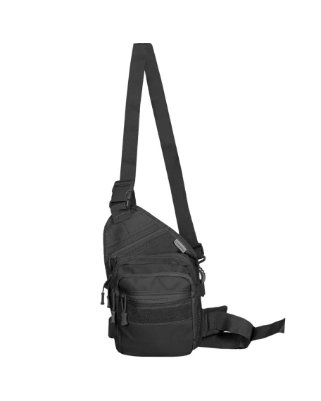 Тактична сумка-слінг з кобурою Camotec Gunner Sling, чорна