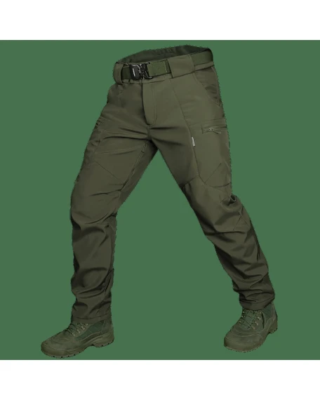 Тактичні штани Camotec SoftShell Vent з вентиляцією, олива