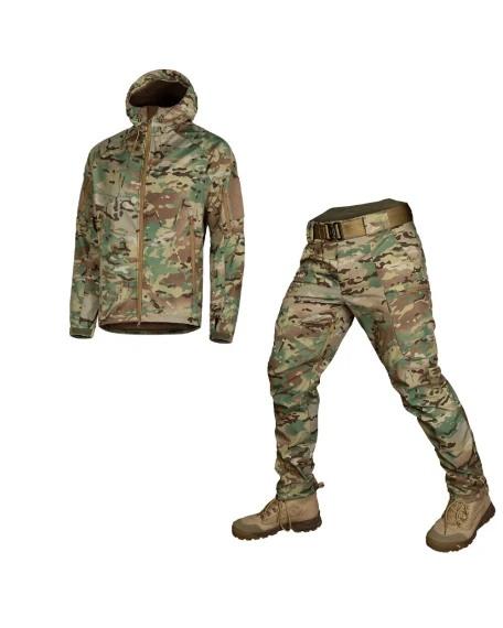Тактичний костюм софтшел Camotec Stalker SoftShell 2.0, мультикам