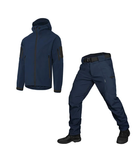 Тактичний костюм софтшел Camotec Stalker SoftShell 2.0, темно-синій