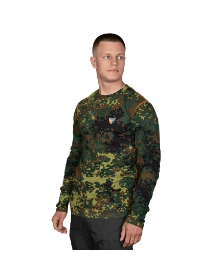 Тактичний лонгслів Camotec Basic 2.0 Cotton, Flecktarn