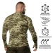 Тактичний лонгслів Camotec Thorax Pro LVL1 SJ, піксель ММ-14