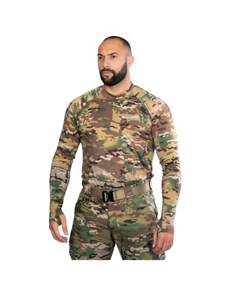Тактичний лонгслів-рашгард Camotec Thorax Pro LVL1 SJ, мультикам