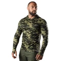 Тактичний лонгслів з каптуром Camotec Chiton Air Hood, Pixel Green