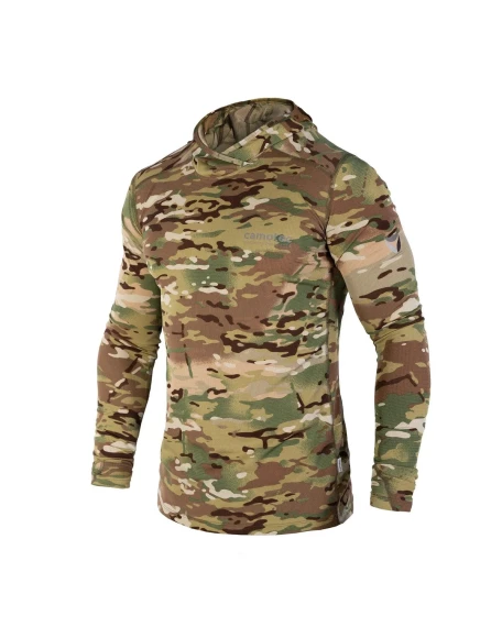 Тактичний лонгслів з каптуром Camotec Chiton Hood 2.0, мультикам