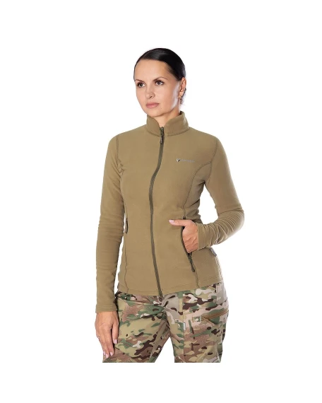 Жіноча флісова кофта Camotec Pani Meadow Logo, пісочна (tan)