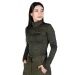 Жіноча флісова термокофта Camotec Pani Hawk Polarheat QS Pro, олива меланж