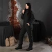 Жіноча тактична куртка софтшел Camotec Pani SoftShell, чорна