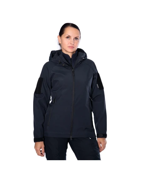 Жіноча тактична куртка софтшел Camotec Pani SoftShell, темно-синя
