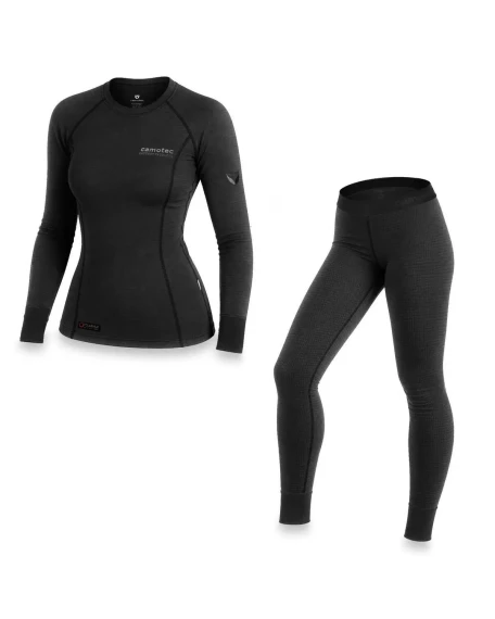 Жіноча термобілизна Camotec LVL2 Pani Polarheat QS, чорна