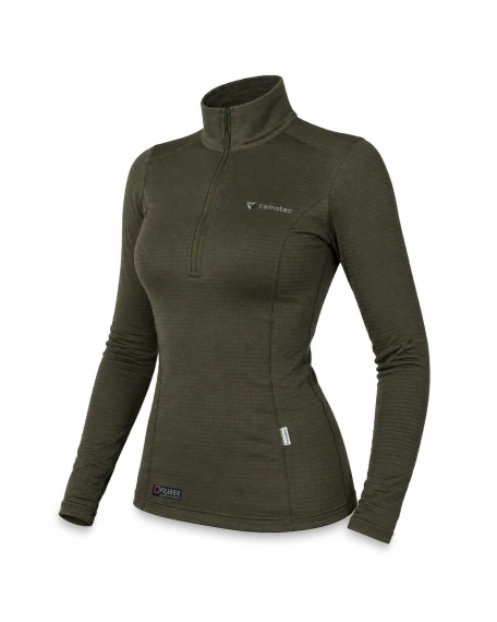 Жіноча термокофта Camotec LVL2 Pani Hawk Polarheat QS, олива