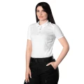 Жіноче поло Camotec Pani Urban CoolPass Antistatic, біле