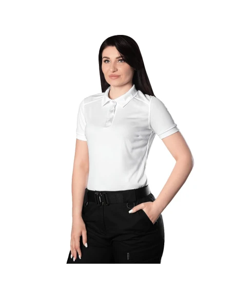 Жіноче поло Camotec Pani Urban CoolPass Antistatic, біле