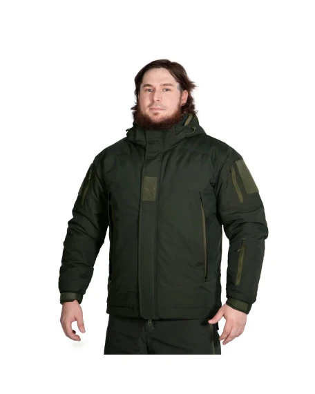 Зимова тактична куртка Camotec Defender 7 Level, темна олива