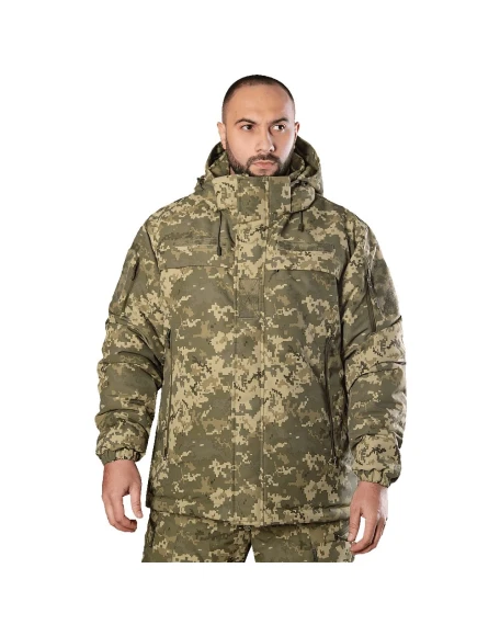 Зимова тактична куртка Camotec Patrol System 4.0 ClimaGuard, піксель ММ-14