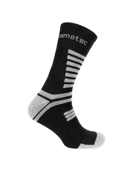 Зимові трекінгові шкарпетки Camotec Merino LongAir 2.0, чорні