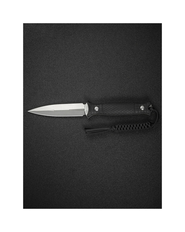 Ніж фіксований Civivi Perfrico C23026-1 з чохлом, Sandvik 14C28N, G10, чорний