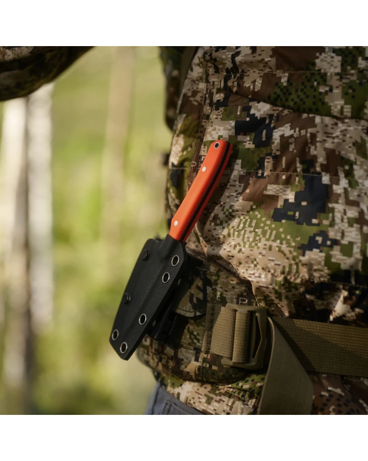 Ніж фіксований кишеньковий Civivi High Grass Field Knife C25084-1, Sandvik 14C28N, G10, помаранчевий