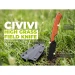 Ніж фіксований кишеньковий Civivi High Grass Field Knife C25084-1, Sandvik 14C28N, G10, помаранчевий