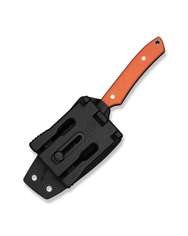 Ніж фіксований кишеньковий Civivi High Grass Field Knife C25084-1, Sandvik 14C28N, G10, помаранчевий