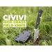 Ніж фіксований кишеньковий Civivi High Grass Field Knife C25084-2, Sandvik 14C28N, мікарта, зелений