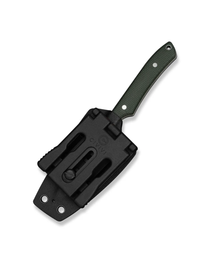 Ніж фіксований кишеньковий Civivi High Grass Field Knife C25084-2, Sandvik 14C28N, мікарта, зелений