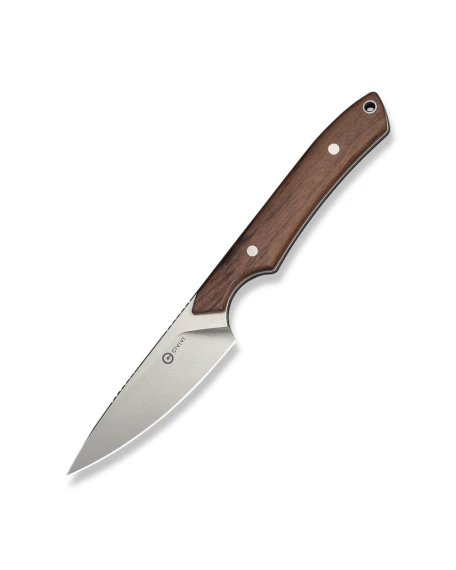 Ніж фіксований кишеньковий Civivi High Grass Field Knife C25084-3, Sandvik 14C28N, дерево, коричневий