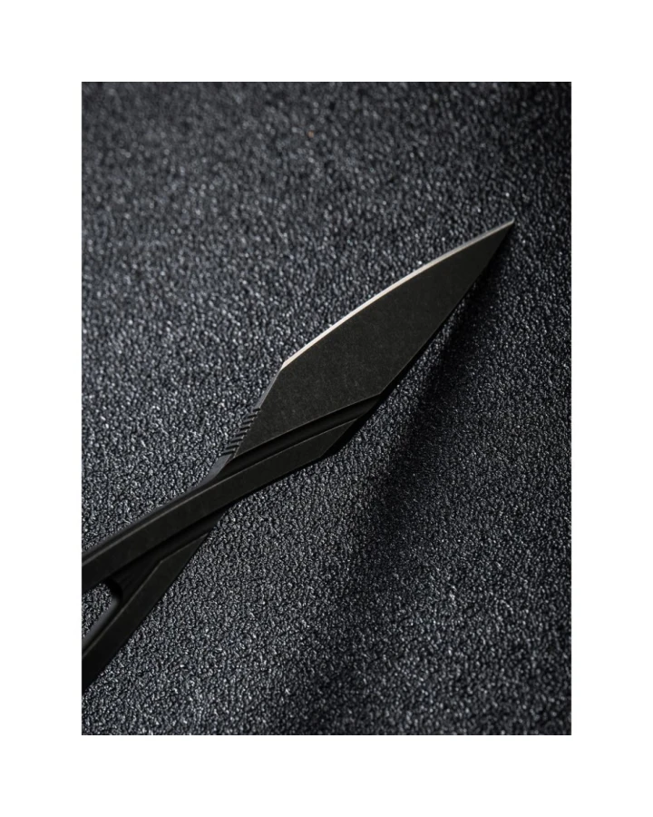 Ніж фіксований тактичний Civivi D-Art C21001-2, D2, сталь, чорний