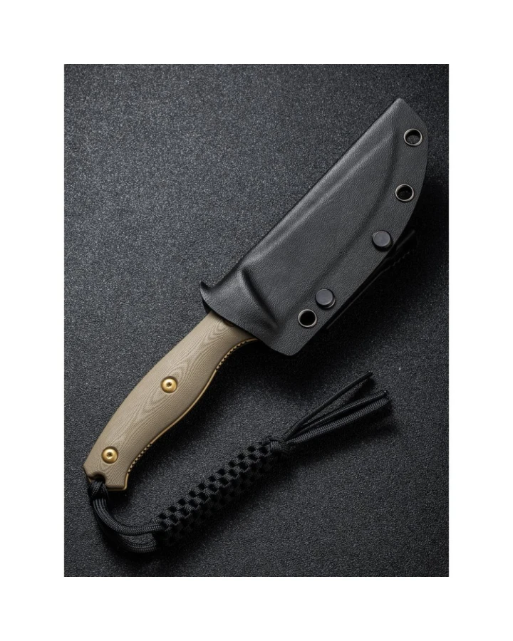 Ніж фіксований тактичний Civivi Stormridge C23041-2, Nitro-V, G10, бежевий