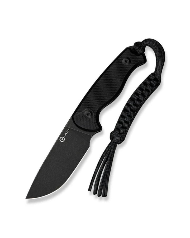 Ніж фіксований тактичний Civivi Timberbark C23094-1, Sandvik 14C28N, G10, чорний
