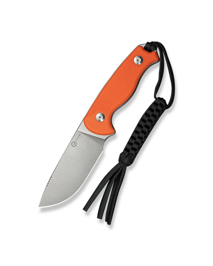 Ніж фіксований тактичний Civivi Timberbark C23094-2, Sandvik 14C28N, G10, помаранчевий