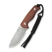 Ніж фіксований тактичний Civivi Timberbark C23094-4, Sandvik 14C28N, дерево, коричневий