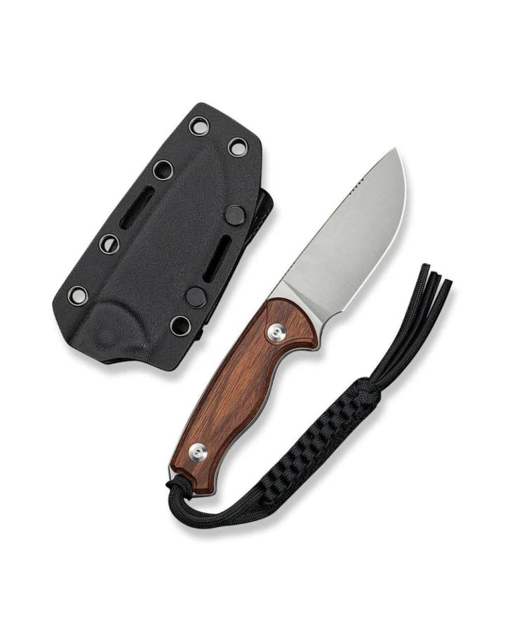 Ніж фіксований тактичний Civivi Timberbark C23094-4, Sandvik 14C28N, дерево, коричневий