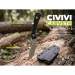 Ніж фіксований туристичний Civivi Carveth C25040-1, AEB-L, G10, чорний