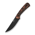 Ніж фіксований туристичний Civivi Carveth C25040-2, AEB-L, G10, помаранчевий/чорний