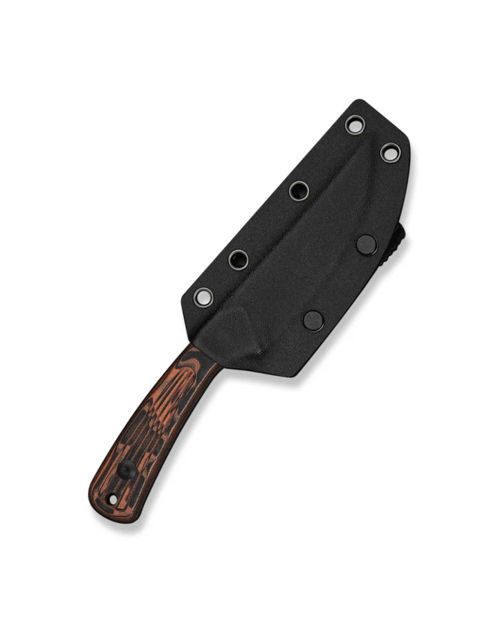 Ніж фіксований туристичний Civivi Carveth C25040-2, AEB-L, G10, помаранчевий/чорний