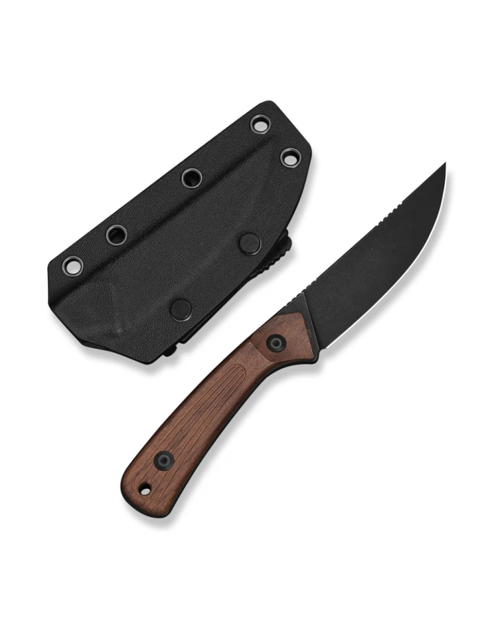 Ніж фіксований туристичний Civivi Carveth C25040-3, AEB-L, дерево, коричневий