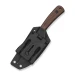 Ніж фіксований туристичний Civivi Carveth C25040-3, AEB-L, дерево, коричневий