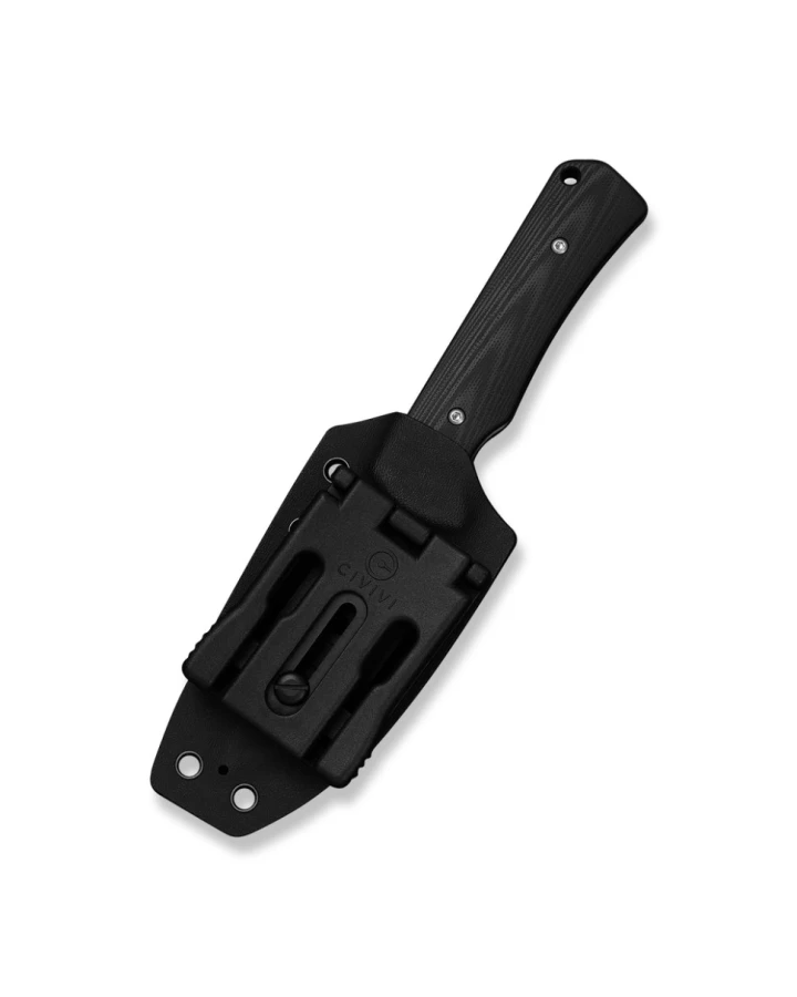 Ніж фіксований туристичний Civivi Jencks C24051-1, Sandvik 14C28N, G10, чорний