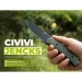 Ніж фіксований туристичний Civivi Jencks C24051-2, Sandvik 14C28N, G10, зелений