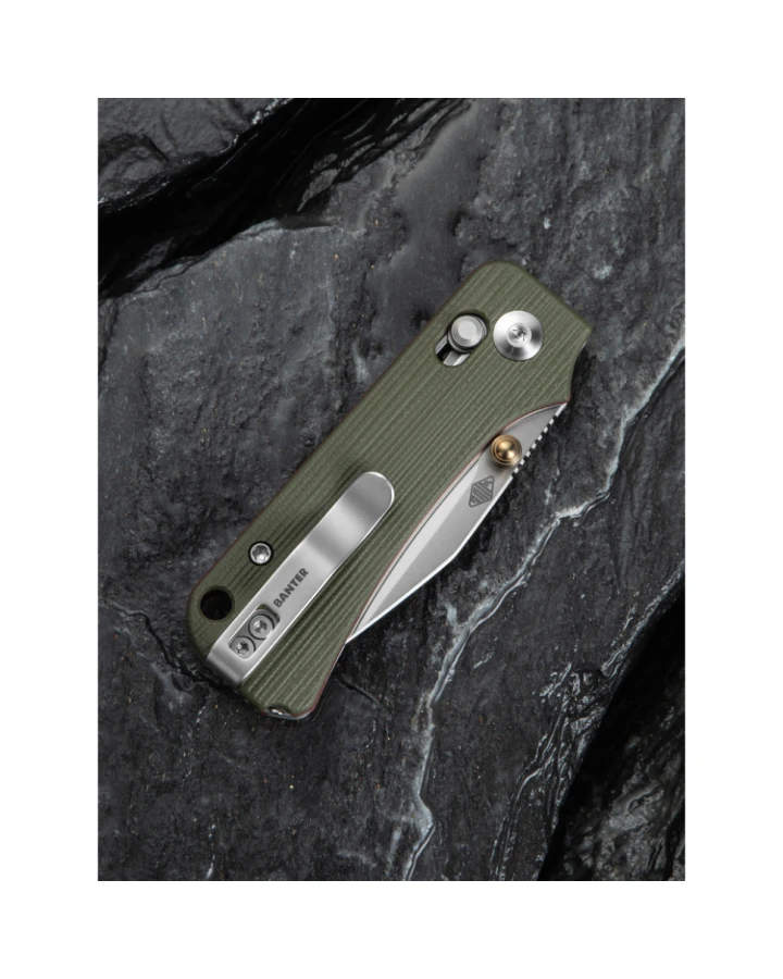Ніж складаний Civivi Baby Banter 2 C24074-1, Sandvik 14C28N, G10, зелений