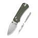 Ніж складаний Civivi Baby Banter 2 C24074-1, Sandvik 14C28N, G10, зелений